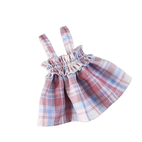 XIANMY Puppenshirt Top Overalls Rock Hosen Mantel Anzug Puppenkleidung Outfits Set für 30cm Mädchen Puppe 1/6 BJD Puppe Dress Up Puppe Kostüm Zubehör Rock von XIANMY