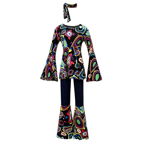 Hippie Kostüm Damen, 60er 70er Jahre Outfit Damen, Kostüm Damen, Flower Power Kleidung Damen, Oberteil mit Ausgestellten Ärmeln, Schlaghose Hippie Damen, Haarband Hippie, Karneval Kostüm (Schwarz, XL) Hippie Kostüm Damen, 60er 70er Jahre Outfit Damen, Kostüm Damen, Flower Power Kleidung Damen, Oberteil mit Ausgestellten Ärmeln, Schlaghose Hippie Damen, Haarband Hippie, Karneval Kostüm (Schwarz, XL) von XIANUOJI