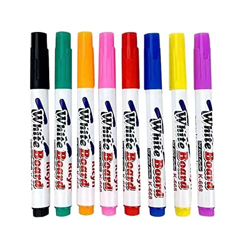 XIANXIAN 8 Farben Doodle Stifte, Wasser schwimmende Doodle Zeichenstifte, löschbare Marker Kinder-Farb-Whiteboard-Marker, Wasser Schreib Stift, for Glas, Fenster Spiegel, Whiteboards, Schilder XIANXIAN 8 Farben Doodle Stifte, Wasser schwimmende Doodle Zeichenstifte, löschbare Marker Kinder-Farb-Whiteboard-Marker, Wasser Schreib Stift, for Glas, Fenster Spiegel, Whiteboards, Schilder von XIANXIAN
