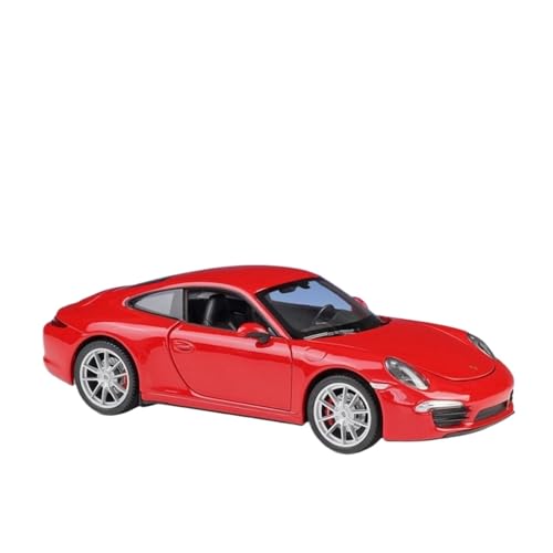 Exquisites Automodell 1:24 for Porsche 911 Carrera S Legierung Diecast Sportwagen Modell Hohe Simulation Sammlung Geschenk(Größe:Red) von XIANZHOU