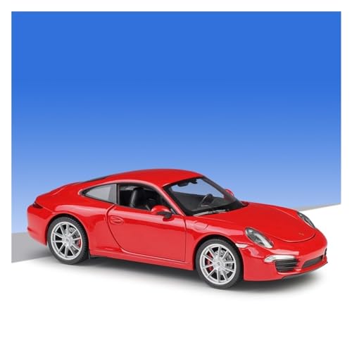 Exquisites Automodell 1:24 for Porsche 911 Carrera S Legierung Diecast Sportwagen Modell Hohe Simulation Sammlung Geschenk (Größe : Red) von XIANZHOU
