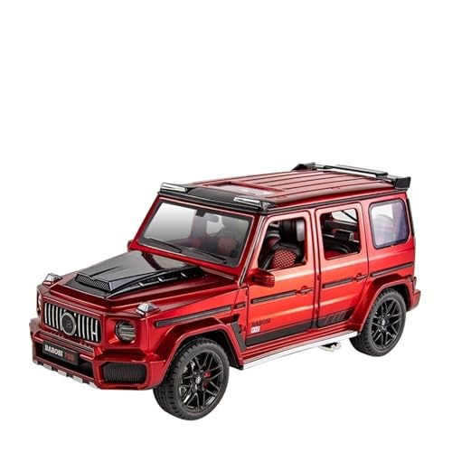 XIANZHOU Exquisites Automodell 1:18 Alloy Diecast Car Models for G700 Simulation Sound Und Licht Pull Back Geschenk (Größe : Red) von XIANZHOU