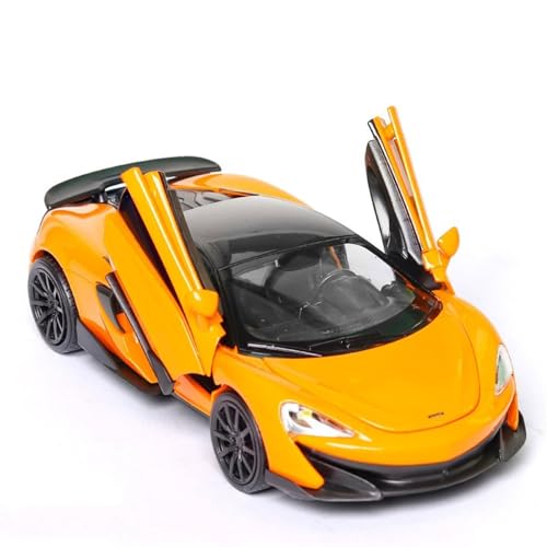 XIANZHOU Exquisites Automodell 1:32 Legierungsdruckguss-Automodelle for McLaren 600LT Simulation Sound Und Licht Rückzugsgeschenk (Größe : Yellow) von XIANZHOU