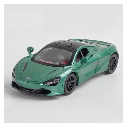 XIANZHOU Exquisites Automodell 1:32 Pull Back Alloy Diecast Car Models for McLaren 720S Simulation Sound Und Licht Spielzeug (Größe : Black) von XIANZHOU