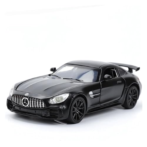 XIANZHOU Exquisites Automodell for Amg-gt Simulation Alloy Car Model 1:32 Acousto-Optic Return Force Kinderspielzeug Sportwagenmodell (Größe : Black) von XIANZHOU