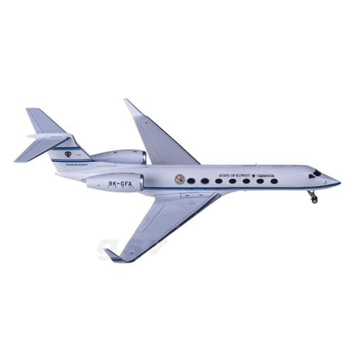 XIANZHOU Maßstab 1 200 Für NG75012 Kuwait Air Force Gulfstream G550 9K-GFA Flugzeugmodell Aus Druckgusslegierung, Sammlerspielzeug, Geschenk von XIANZHOU