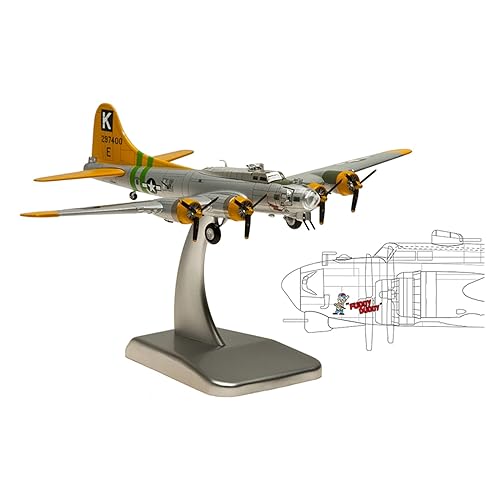 XIANZHOU Maßstab 1 200 für B17G B17 B-17 US Air Force Diecast Flugzeugmodell Spielzeug Sammlerstück (Größe : Taglia unica) von XIANZHOU