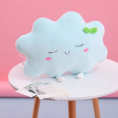 Wolke Kissen, Wolke werfen Kissen für Schlafzimmer Auto dekorativ, 3D Plüsch Wolke geformte dekorative Kissen, dekorative Kindergarten Kissen, Spielzimmer Dekor, niedliche Kinder werfen Kissen (blau) Wolke Kissen, Wolke werfen Kissen für Schlafzimmer Auto dekorativ, 3D Plüsch Wolke geformte dekorative Kissen, dekorative Kindergarten Kissen, Spielzimmer Dekor, niedliche Kinder werfen Kissen (blau) von XIAOHONG