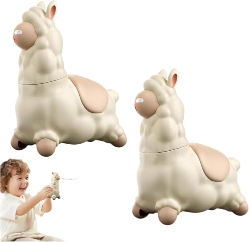 Spitting Llama Water Toy, Spitting Lama Water Spray Toy, Interactive Alpaca Water Sprayer, Fun, Leak-Proof Parody Water Sprinkler, Llama Spray Gun with Head Shaking (3 PCS) von XIAOPINPI