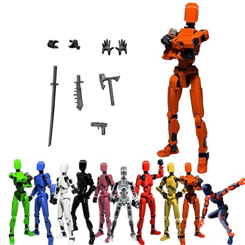 T13 Action Figure | Vollständige Gelenk-Actionfigur | Titan 13 Figur Toy | Actionfiguren Mit Mehreren Gelenken | T13 Types Action Figures | Roboter-Actionfigur, Desktop-Dekorationen (B) von XIAOPINPI
