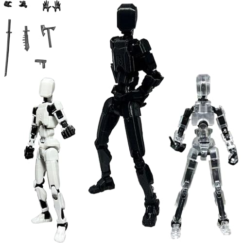 T13 Action Figure, 3D Titans-Figure, Titan 13 Action Figure, 3D Printed Multi-Jointed Movable, Lucky 13 Action Figure Dummy 13 Action Figure, Valentines Gifts for Him (B-3PC) von XIAOPINPI