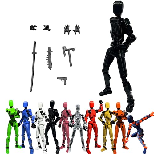 T13 Action Figure | Vollständige Gelenk-Actionfigur | Titan 13 Figur Toy | Actionfiguren Mit Mehreren Gelenken | T13 Types Action Figures | Roboter-Actionfigur, Desktop-Dekorationen (G) von XIAOPINPI