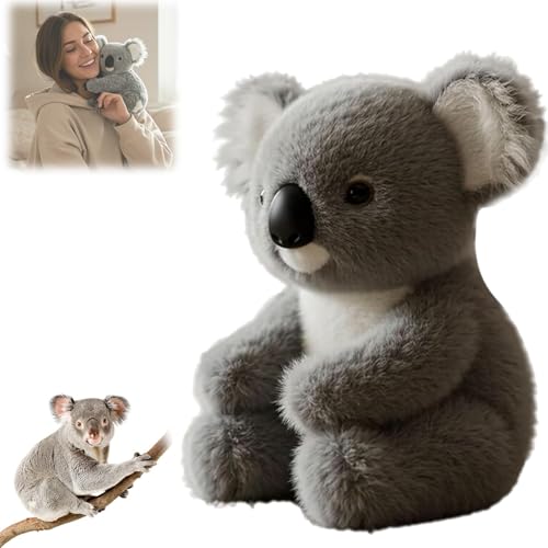 The Koaly – Emotionale Heilung Auf Anfrage, Koaly-Emotional Healing On Demand, Ultra-Soft Koala Plush, Imitiert Die Natürlichen Bewegungen Eines Echten Koalas Stress Abbauen Koalas Spielzeug (25cm, 1) von XIAOPINPI
