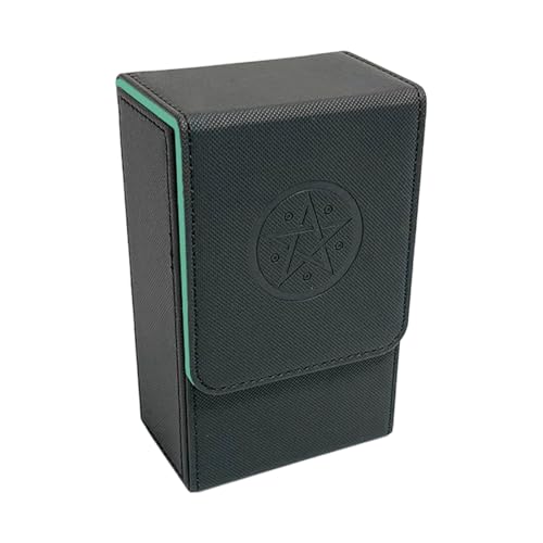 XIAOQENAN Haltbarkeit PU Leder Tarot Karten Organisatoren Magnetische Schließung Tragbarer Aufbewahrungsbox Für Brettspiel Reisebereichermenge Gefütterte Tarot Karten Hülsehalter XIAOQENAN Haltbarkeit PU Leder Tarot Karten Organisatoren Magnetische Schließung Tragbarer Aufbewahrungsbox Für Brettspiel Reisebereichermenge Gefütterte Tarot Karten Hülsehalter von XIAOQENAN