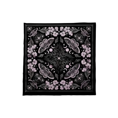 XIAOQENAN Künstlerische Tarots Lesen Stoffdauermeditationen Matten Okkulte Themen Für Rituelle Und Spirituelle Meditationen Faltbare Tarots von XIAOQENAN