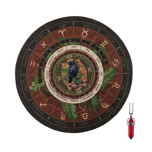 XIAOQENAN Wahrsagerei Mit Kristallwünscheln Der Wahrsagungskette Wäschet Metaphysische Message Board Entertainment Gaming Pad Pad von XIAOQENAN