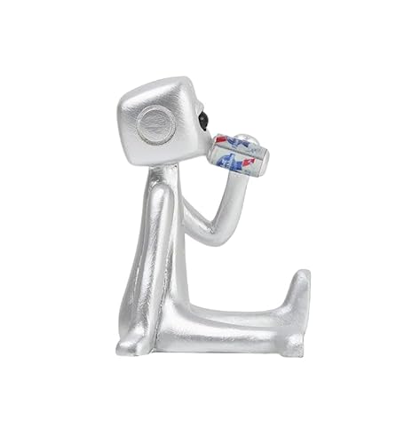 XIAOQIXI Kreativer stressabbauender Roboter-Ornament, 6,5 cm, Arbeitszimmer, Wohnzimmer, Schlafzimmer, Büro, Dekoration, Urlaubsgeschenk von XIAOQIXI
