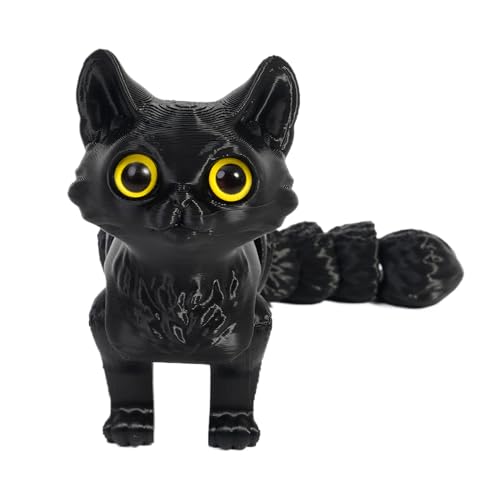XIAOXIAOYU 3D Gedrucktes Spielzeug Für Kinder - Tierfiguren Artikulierte Katzenspielzeuge | Realistische Bewegliche Gelenke Deko Schreibtischfigur Für Erwachsene Kinder Geburtstag Weihnachten Ostern XIAOXIAOYU 3D Gedrucktes Spielzeug Für Kinder - Tierfiguren Artikulierte Katzenspielzeuge | Realistische Bewegliche Gelenke Deko Schreibtischfigur Für Erwachsene Kinder Geburtstag Weihnachten Ostern von XIAOXIAOYU