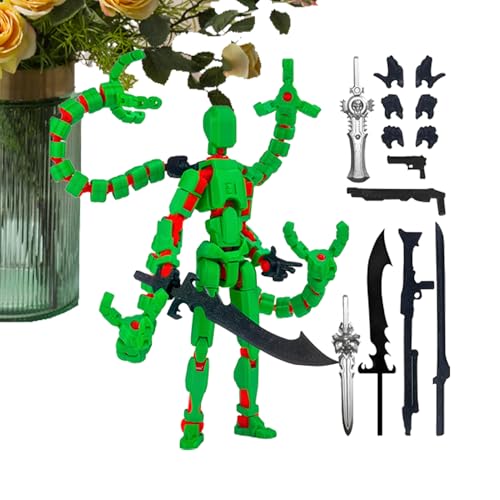 XIAOXIAOYU Actionfigur 3D gedruckt | Flexible Sensorik Figur - Mehrgelenkiges Deko Modell Für Kinder Erwachsene Sammler Vitrinenschrank von XIAOXIAOYU