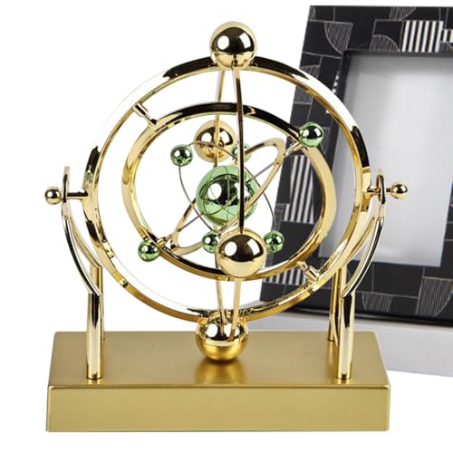 XIAOXIAOYU Elektronische Bewegung – Schaukelball Desktop-Ornament | Newton Swing Ball Ornament für Wohnzimmer, Wissenschaft Heimdekoration XIAOXIAOYU Elektronische Bewegung – Schaukelball Desktop-Ornament | Newton Swing Ball Ornament für Wohnzimmer, Wissenschaft Heimdekoration von XIAOXIAOYU