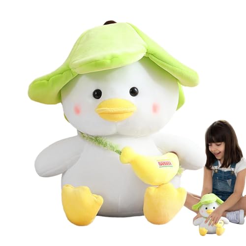 XIAOXIAOYU Entenplüsch, süße Entenplüsch | Weiße Cartoon Banana Duck Tierspielzeug - Lustige Plüschpuppen -Heimdekoration, 25 cm/9,8 -Zoll -Cartoon gefüllt Plüsch für Kinder Erwachsene XIAOXIAOYU Entenplüsch, süße Entenplüsch | Weiße Cartoon Banana Duck Tierspielzeug - Lustige Plüschpuppen -Heimdekoration, 25 cm/9,8 -Zoll -Cartoon gefüllt Plüsch für Kinder Erwachsene von XIAOXIAOYU