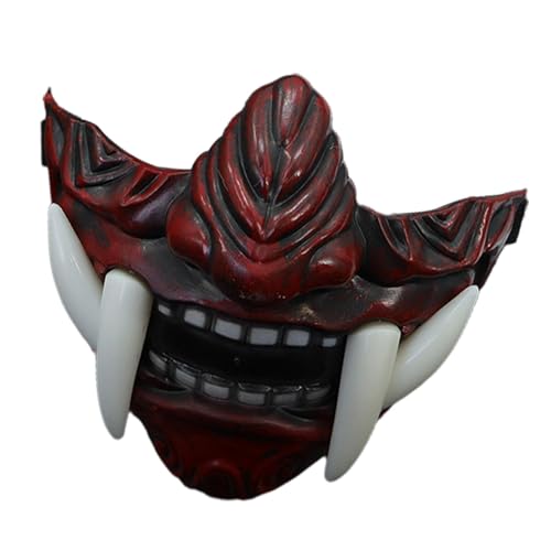 XIAOXIAOYU Gesichtsbedeckung mit Zähnen | Half-Face Fangs Horror Cosplay | Cosplay Cover Gruselige Requisiten Stabile & Lustige Halloween Zähne Tierschädel für Party Enthusiasten XIAOXIAOYU Gesichtsbedeckung mit Zähnen | Half-Face Fangs Horror Cosplay | Cosplay Cover Gruselige Requisiten Stabile & Lustige Halloween Zähne Tierschädel für Party Enthusiasten von XIAOXIAOYU