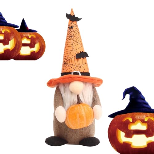 XIAOXIAOYU Halloween-Zwergpuppe, Halloween-Plüschpuppe, Dekoration, sichere und harmlose Zwergen-Figuren für Schreibtische, Bücherregale, Balkone, Fensterbänke, Studiertische XIAOXIAOYU Halloween-Zwergpuppe, Halloween-Plüschpuppe, Dekoration, sichere und harmlose Zwergen-Figuren für Schreibtische, Bücherregale, Balkone, Fensterbänke, Studiertische von XIAOXIAOYU