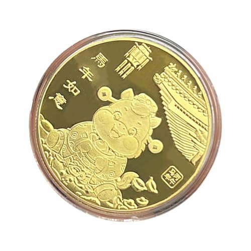 XIAOXIAOYU Münze, Glücks-Sammelmünze, 2026 Jahr des s Sammel Souvenir Chinesisches Neujahr Deko Für Erwachsene Kinder Zuhause Schreibtisch Bücherregal XIAOXIAOYU Münze, Glücks-Sammelmünze, 2026 Jahr des s Sammel Souvenir Chinesisches Neujahr Deko Für Erwachsene Kinder Zuhause Schreibtisch Bücherregal von XIAOXIAOYU
