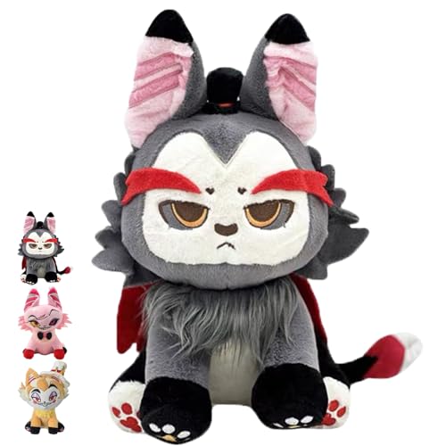 XIAOYIYI Hazbin Hotel-Plüschtier, New Husk Plush, Cartoon Anime Charakter Katze Gefülltes Weiches Plüschtier, Süße Ausgestopfte Hoteltiere, Gemütliche Heimdekoration, für Kinder und Erwachsene XIAOYIYI Hazbin Hotel-Plüschtier, New Husk Plush, Cartoon Anime Charakter Katze Gefülltes Weiches Plüschtier, Süße Ausgestopfte Hoteltiere, Gemütliche Heimdekoration, für Kinder und Erwachsene von XIAOYIYI