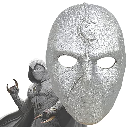 XIAOYIYI Moon Knight Maske, Moon Knight Helm, Latex Helm Gesichtsabdeckung, Moon Props, Halloween Maske, Maske als Kostüm Accessoire für Damen & Herren von XIAOYIYI