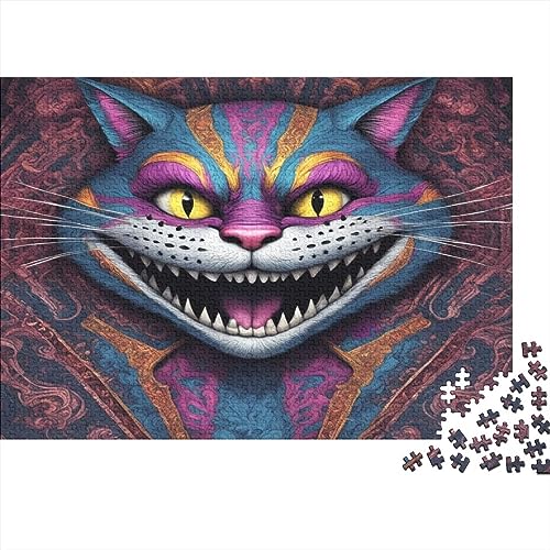 Cartoon-Katze 1000 Pieces Jigsaw Puzzles for Adults Photo Challenging Puzzle Toys,Multicoloured 1000pcs (75x50cm) von XIAOZUUWEI