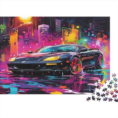 Sportwagen 300 Piece Puzzles for Adults, Large Challenging Mini Puzzle, Difficult Puzzles, 300 Pieces, Gift for Christmas, Birthday, Home Decoration 300pcs (40x28cm) von XIAOZUUWEI