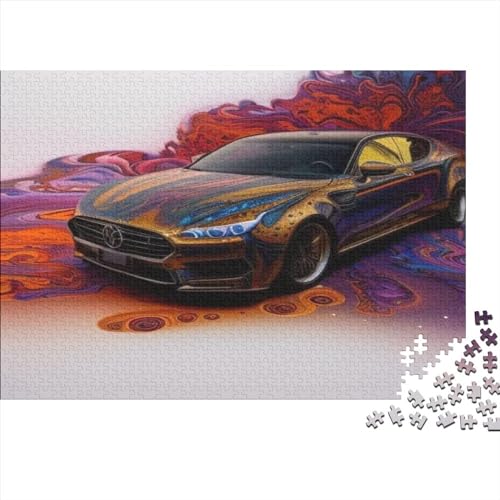 Sportwagen Puzzle, 300 Pieces, Puzzle for Adults, Impossible Puzzle, Colourful Puzzle Game, Skill Game for The Whole Family 300pcs (40x28cm) von XIAOZUUWEI