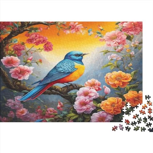 Vogel Puzzle, 1000 Pieces, Puzzle for Adults, Impossible Puzzle, Colourful Puzzle Game, Skill Game for The Whole Family 1000pcs (75x50cm) von XIAOZUUWEI