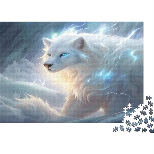 Wolf 1000 Piece Jigsaw Puzzle Puzzles for Kids & Teens, Fun Educational Games for Family Game Night 1000pcs (75x50cm) von XIAOZUUWEI