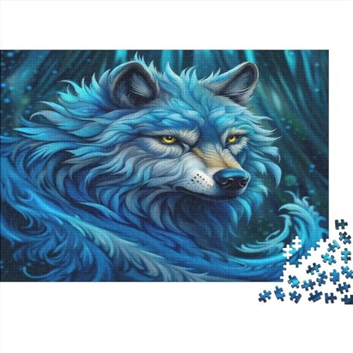 Wolf 1000 Piece Puzzles for Adults, Large Challenging Mini Puzzle, Difficult Puzzles, 1000 Pieces, Gift for Christmas, Birthday, Home Decoration 1000pcs (75x50cm) von XIAOZUUWEI