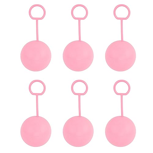 6 Stück wiederverwendbare Wasserballons aus weichem Silikon, schnell zu befüllen, selbstdichtend, Spritzball-Spielzeug, für den Außenbereich, Pool, Strandspiele (Roseate) von XIASABA