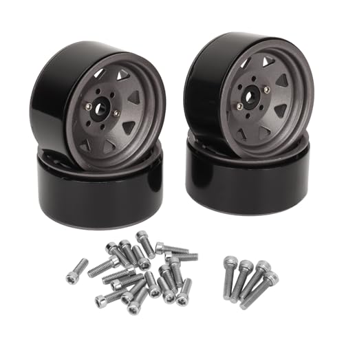 XIASABA 1,9 Zoll RC-Felgen, universelle Passform, Starke Unterstützung, 8-Speichen-Felgensatz für Axial SCX10, SCX10 II, SCX10 III (Ihre Farbe) von XIASABA