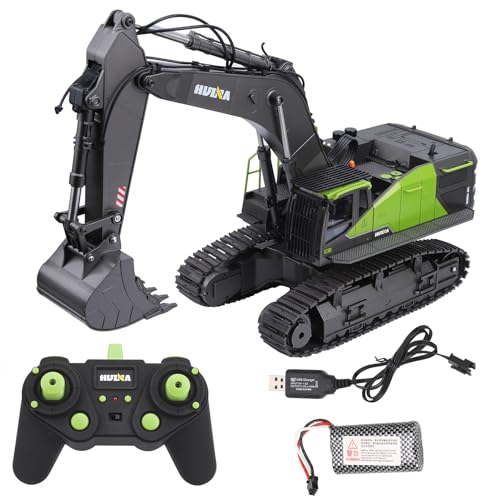 XIASABA 1 14 Skala Fernbedienungsteuerungstechnik Van 22 Kanal Fernbedienung Simuliertes Bagger Metallspielzeugmodellauto mit Metall und Kunststoffkonstruktion leistungsstarker von XIASABA