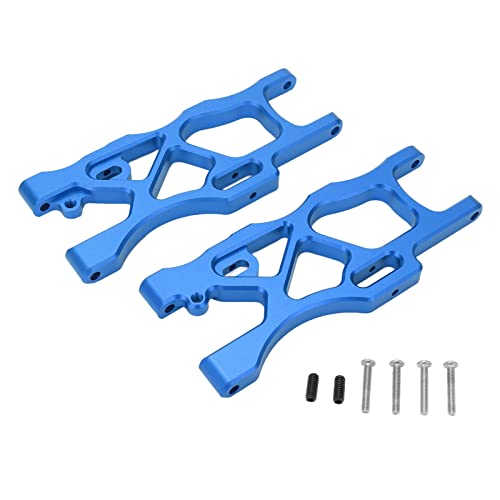 XIASABA 1 Paar Aluminiumlegierung RC Auto Hinterer Saumarm Metall Unterer Schwingarm Upgrade-Teil für ARRMA Mojave 6S 1/7 Blau (Blau) von XIASABA