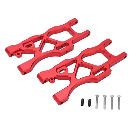 XIASABA 1 Paar Aluminiumlegierung RC Auto Hinterer Saumarm Metall Unterer Schwingarm Upgrade-Teil für ARRMA Mojave 6S 1/7 Blau (Rot) von XIASABA