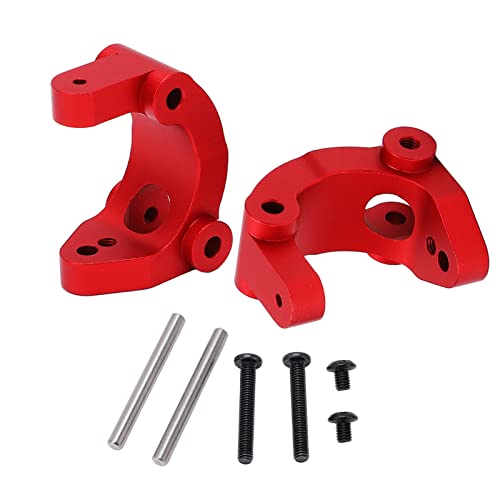 XIASABA 1 Paar RC Car C Hub Träger Metall C Block Upgrade -Zubehör für arrma 1/10 RC -Auto rot (Rot) von XIASABA