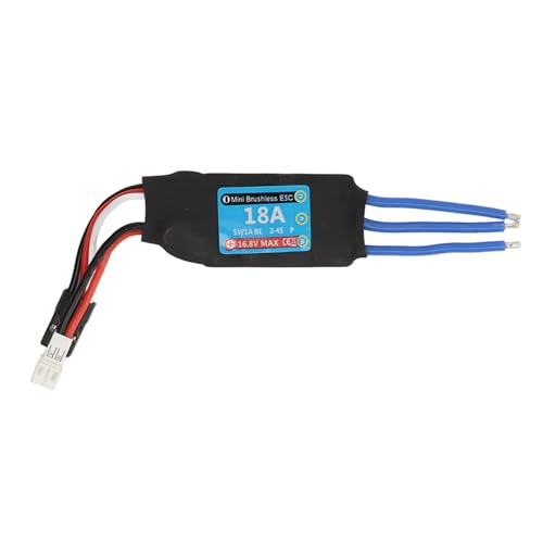 XIASABA 18A Mini bürstenloser ESC -Elektrik -Speed -Controller mit weißem PH2 0 weiblicher Stecker für Wltoys K989 Kyosho Mini Z 1/24 1/28 RC Car XIASABA 18A Mini bürstenloser ESC -Elektrik -Speed -Controller mit weißem PH2 0 weiblicher Stecker für Wltoys K989 Kyosho Mini Z 1/24 1/28 RC Car von XIASABA