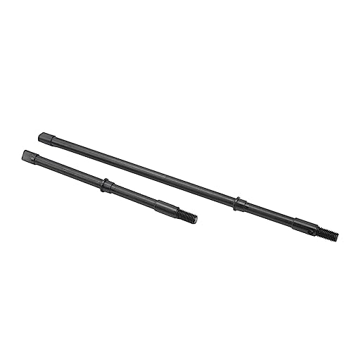 XIASABA 2 Stück Portal-Achsschenkel-Antriebszahnradwelle, 166 mm, 100 mm, Stahl, RC-Auto-Portalachse für Axial RBX10 Ryft 1/10, ferngesteuertes Auto von XIASABA