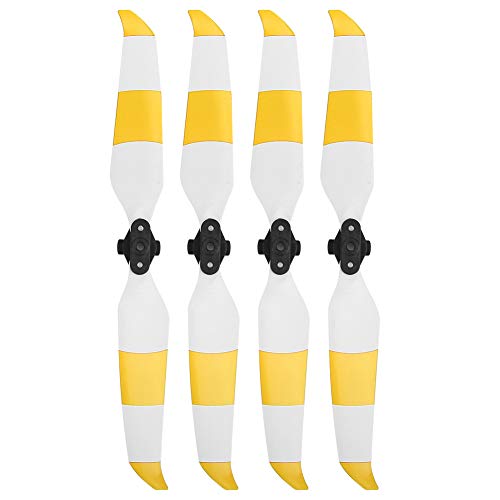 XIASABA 2 Paare Propeller niedriger Rausch -Schnellfreisetzungs -Propeller -Zubehör für Air 2 Drohne Rot Weiß (Gelb weiß) von XIASABA