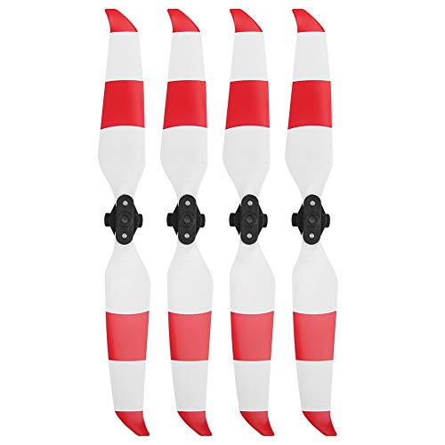 XIASABA 2 Paare Propeller niedriger Rausch -Schnellfreisetzungs -Propeller -Zubehör für Air 2 Drohne Rot Weiß (Weiß und rot) von XIASABA