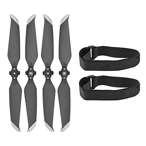 XIASABA 2 Paare RC -Drohnenpropeller mit Riemenersatzzubehör Ersatzteile für Air 2 Silberkante geeignet (Silberdekor) von XIASABA