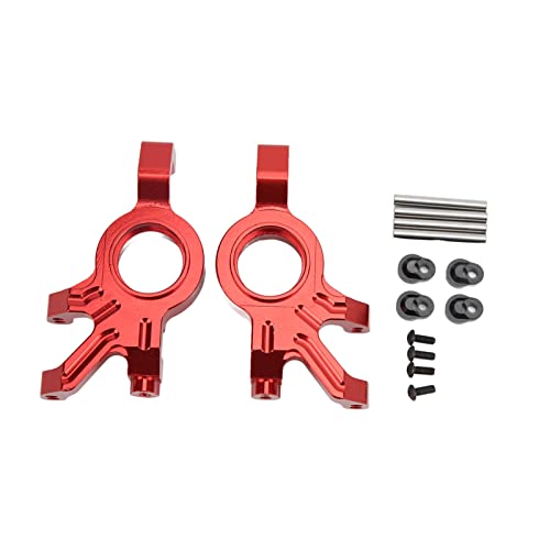 XIASABA 2 setzt RC Aluminium Frontlenker Lenkerlenkerblock Blocks Aktualisieren Teile für Traxxas 1/5 RC -Auto rot (Red) von XIASABA