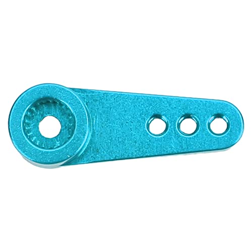 XIASABA 21T Aluminiumlegierung CNC Bearbeitete Servoarmarme Hochfest -Lenkhorn für MD922 MD933 RC Car Servos Upgrade Ersatzleichte Anodized Design (Blau (0,6 mm Dicke)) von XIASABA