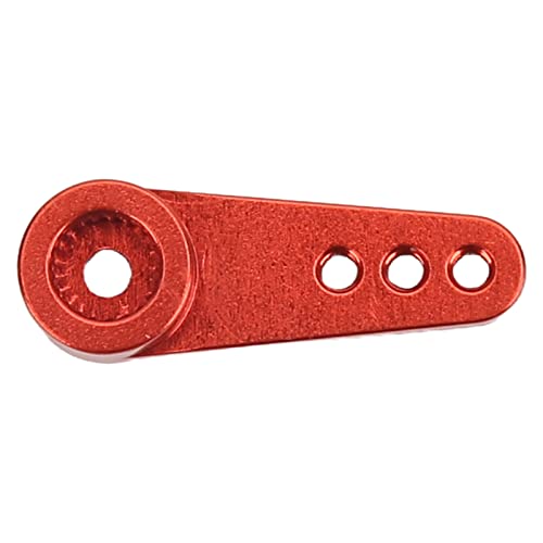 XIASABA 21T Aluminiumlegierung CNC Bearbeitete Servoarmarme Hochfest -Lenkhorn für MD922 MD933 RC Car Servos Upgrade Ersatzleichte Anodized Design (Rot) von XIASABA